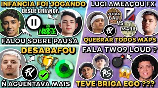 BAK FALA do THUR ! LUCI DESAFIOU FLUXO ? CEROL FALA DO TWO9 ! GHOST DESABAFA TITULO