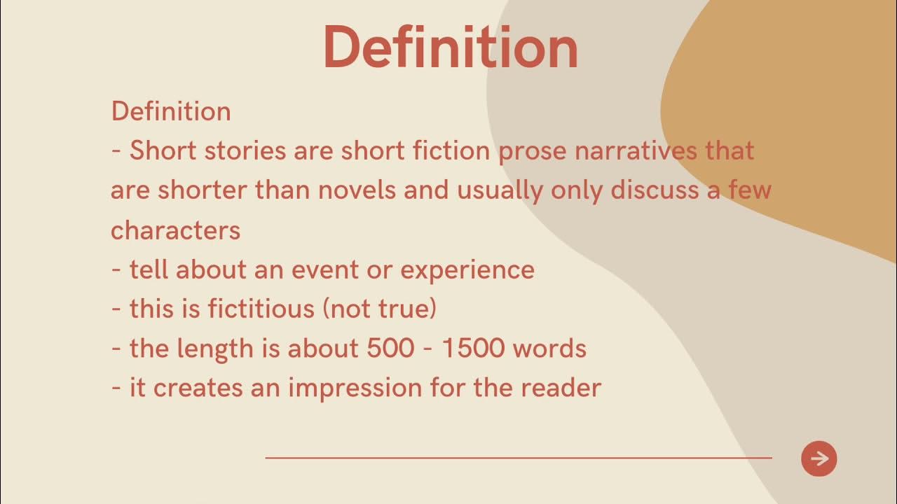 Short storyDefinition,sosial function,Element of short story,generic