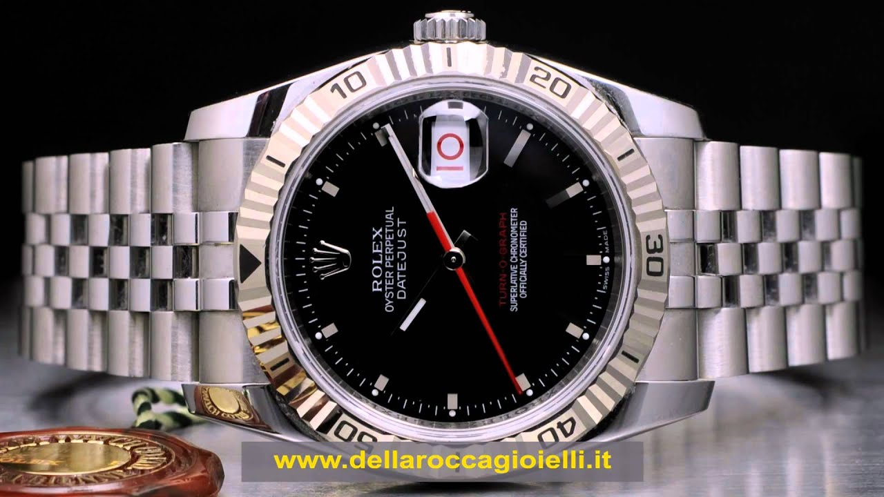 Rolex Turnograph 116264 vendita Rolex Turnograph prezzo Rolex Turnograph  usati Orologio usato prezzi - YouTube