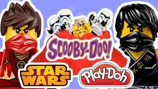 LEGO NINJAGO Kai Cole and Scooby Doo Play Doh Adventure (Parody) Resimi
