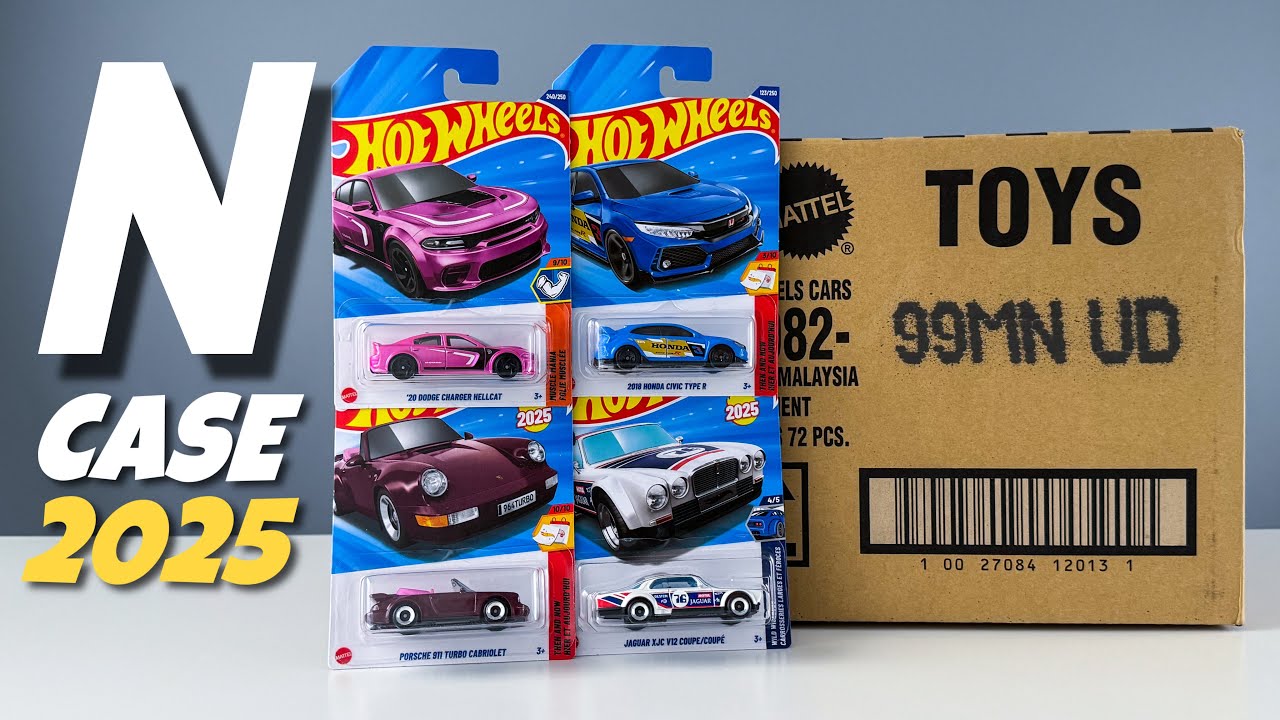 Unboxing Hot Wheels 2025 - N Case! - YouTube