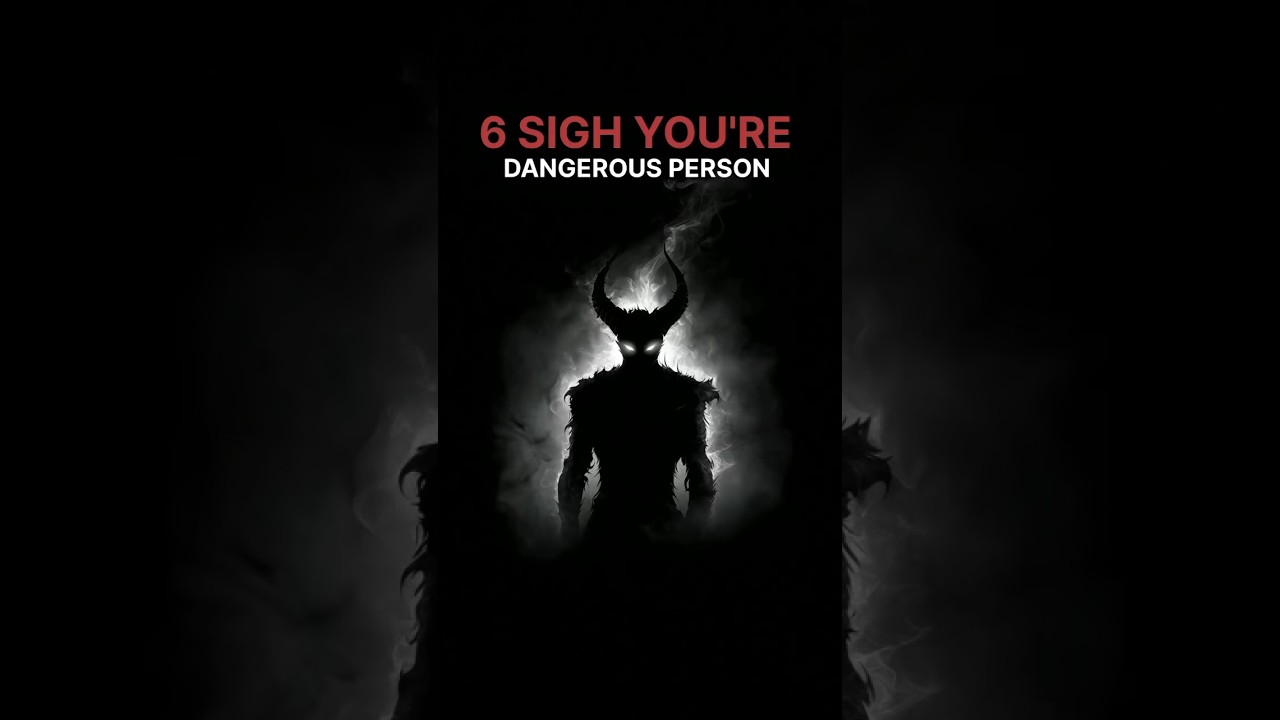 6 sign you're dangerous person #ytshorts #psychology #motivation #upgradeyourself #trending #facts