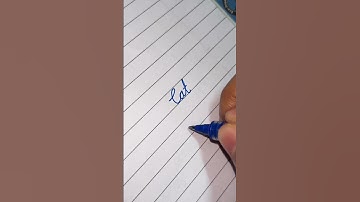 Cat word in cursive. #handwriting #cursivehandwriting #arts #shortvideo #shorts #short