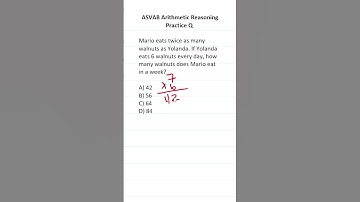 ASVAB/PiCAT Arithmetic Reasoning Practice Test Q: Simple Multiplication #acetheasvab w/ #grammarhero