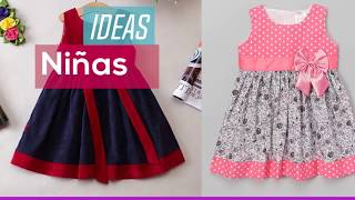 20 IDEAS para hacer Vestidos para Niñas preciosos YouTube