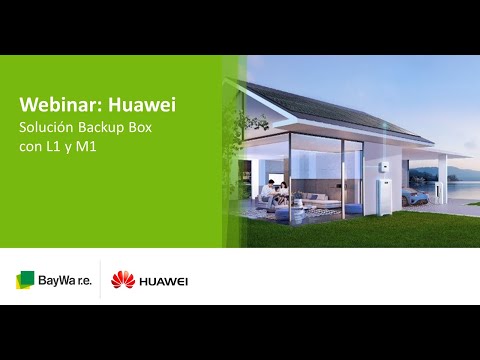 Webinar Huawei - Solución Backup Box con L1 y M1 (02/2022)