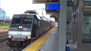 Train ride from Newark Airport Railroad Station (NJ) to New York City Penn Station (NY) 🇺🇸