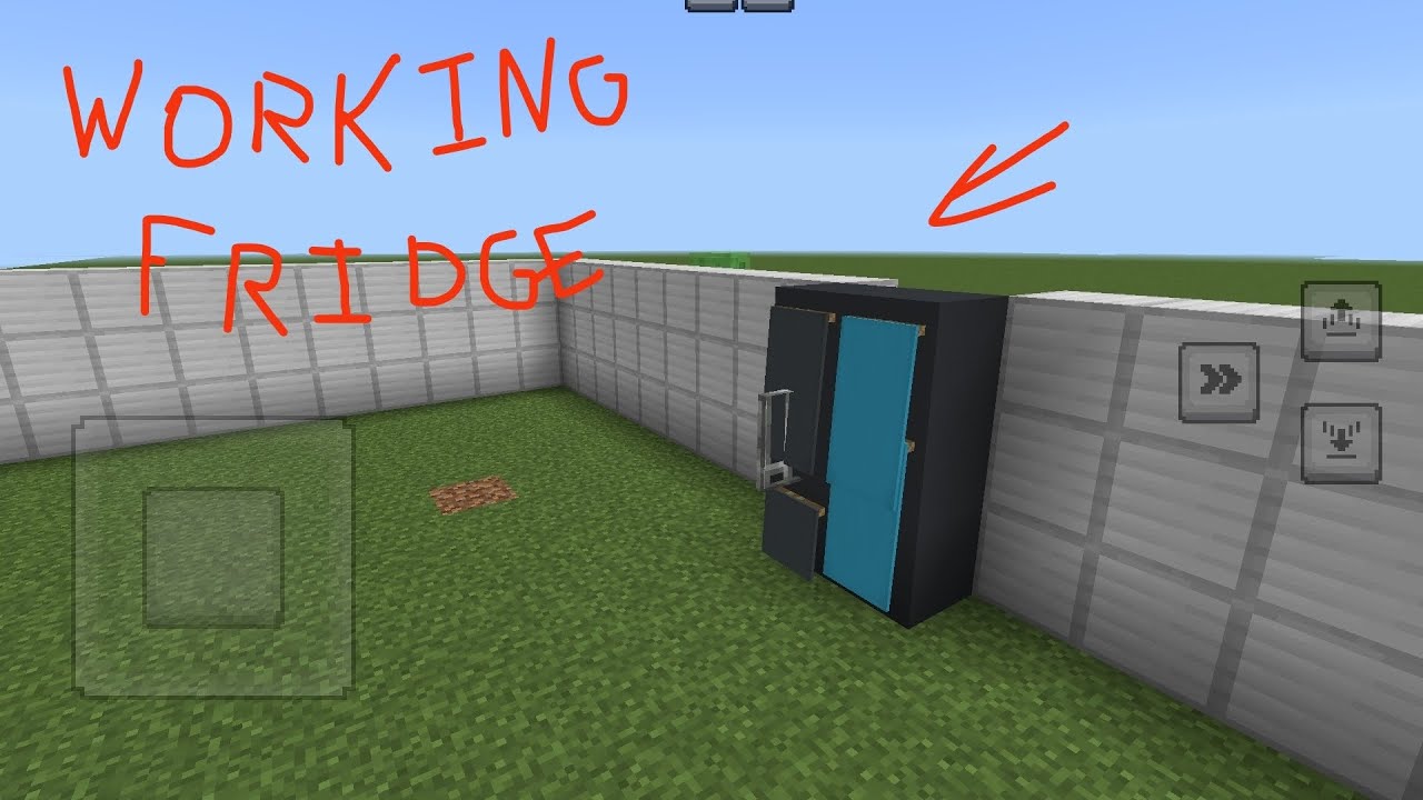 Fridge Minecraft Building how to build a smart fridge in Minecraft π€― - YouTube