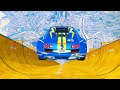 GTA 5 MEGA RAMP - Super Car Jumps #3 (GTA V Mega Ramp Challange)