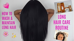 My Long Hair Care Routine ~ how I keep it healthy