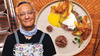 Chef Shane Chartrand Makes Bison Tartare, Talks Knives & Indigenous Cuisine