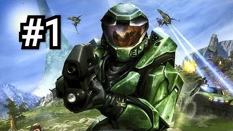 Halo: Combat Evolved Walkthrough | Pillar of Autumn | Part 1 (Xbox/PC)
