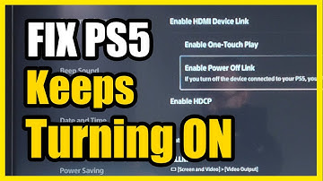 How to Stop PS5 Randomly TURNING ON by itself with Settings (Fast Tutorial)