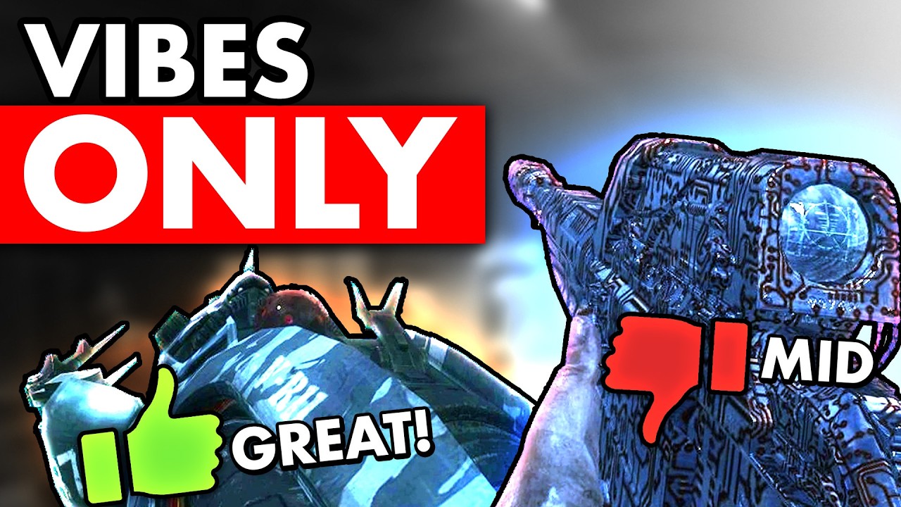 Every Wonder Weapon Ranked… But ONLY on Aesthetics…