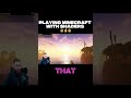 Minecraft with Shaders Looks INSANE! 😱✨ #minecraft #minecraftshorts #minecraftsurvival