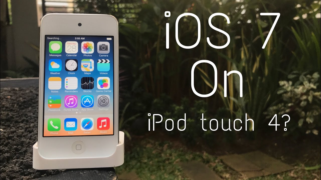 Tolk Gå rundt Tilskynde I installed iOS 7 on my iPod touch 4. Here's how - YouTube