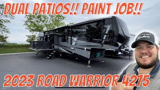 2023 Road Warrior 4275 | Dual Patios & Full body paint Toy Hauler?!