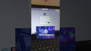 How to Login wordpress website #youtubeshorts #wordpress #shorts