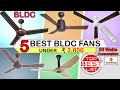 5 Best BLDC Ceiling Fans in India with Remote 30 watts Power Consumption