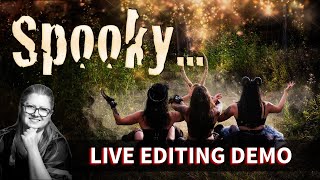 Editing Spooky Halloween Photos - Learn How to Edit LIVE screenshot 4
