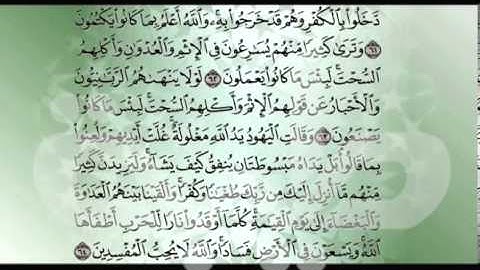 قناة طيبة الفضائية - حق التلاوة - سورة المائدة - الآيات ( 64 - 66 )