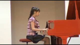 Анна Лемешкина. 12 лет. Выпускной экзамен в музыкальной школе.