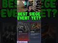 THIS IS THE BEST SIEGE EVENT EVER #shorts