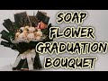 Soap Flower Graduation Bouquet || Idea Arrangements bouquet