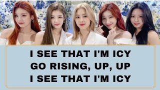 Itzy 있지 Icy Lyrics Album Itz Different