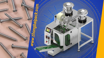 100pcs Screw Counting Packaging Machine | Automatic Screw Packing Machine