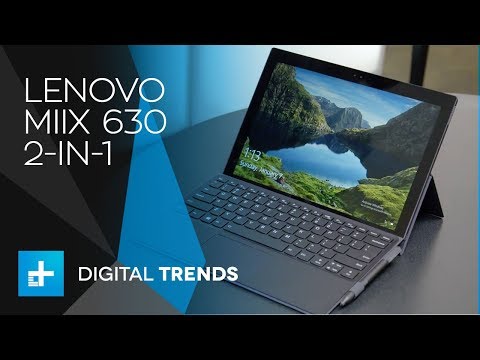 Lenovo Miix 630 2-in-1 Laptop - Hands On at CES 2018