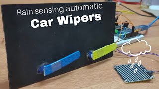 Automatic rain sensing car wipers| Electronic Buzz| 💧🚗