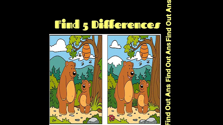 Find 5 Differences between Two Images #shorts