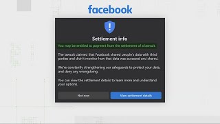 Is the Facebook settlement real? Here