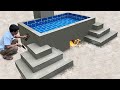 Technology for building heated swimming pool