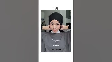 No Cap Hijab Tutorial #muslimcontent#hijabi#aesthetic#youtube#hijabstyle#hijabfashion#collegehijab