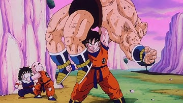 DBZ Goku Uses the Kaio-Ken Attack on Nappa - (Faulconer Re-Mix) 1080p HD