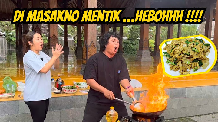 MENTIK PETHAKILAN...!?!? HEBOH DEWE... MASAK DI PENDOPO TULUNGO...SAK KAREPMU...!!!