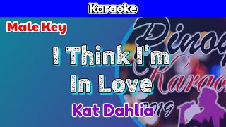 Video thumbnail of "I Think I'm In Love by Kat Dahlia (Karaoke : Male Key)"