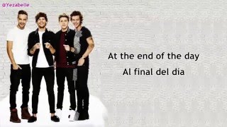 Video thumbnail of "5. One Direction - End Of The Day [Color Coded + Sub Español + Lyrics]"