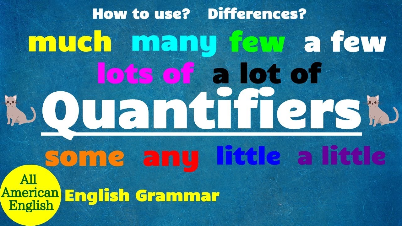 QUANTIFIERS in English | SOME or ANY? MUCH or MANY? | How to use? | Grammar | All American English