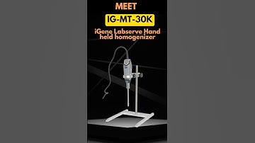 IG-MT30K Handheld Homogenizer | 8,000–32,000 rpm | High-Speed Lab Homogenizer Demo 🔬⚡ #shortsfeed