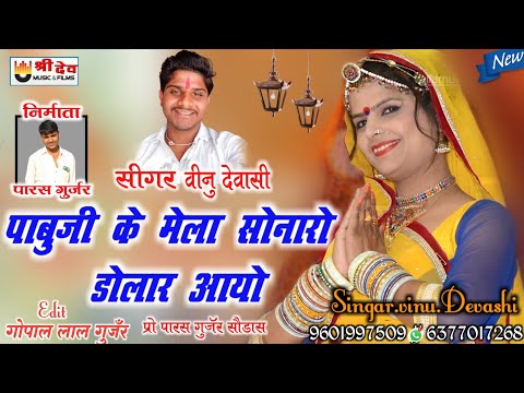 पाबूजी-के-मेला-में-सोना-रो-डोलर-आयो,-rajsthani-new-dhamakedar-dj-song-2020,-सिंगर-विनु-देवासी-2020