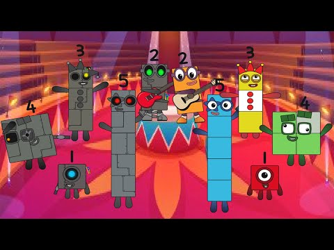 Numberblocks full season The fierce music battle between robot ...