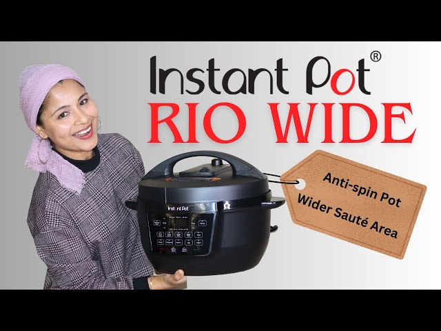 Instant Pot Rio Wide 7.5qt 7-in-1 Electric Pressure Cooker & Multi