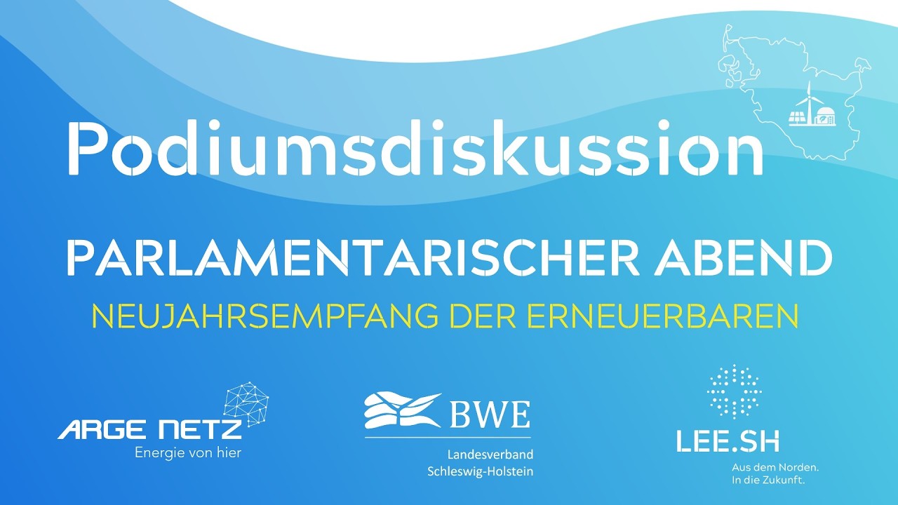 Teil 4 - Podiumsdiskussion | Parlamentarischer Abend Kiel 2026 | Neujahresempfang der Erneuerbaren