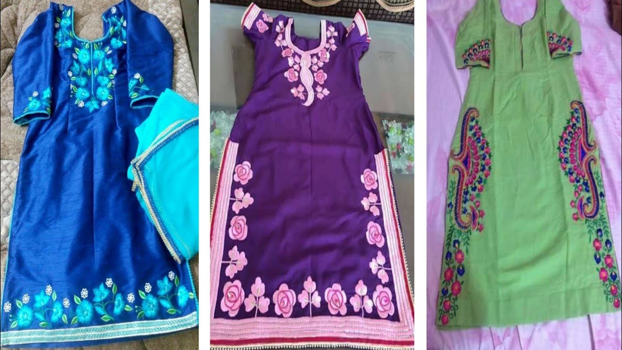 punjabi suit embroidery designs