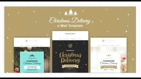 Christmas - Delivery Email Template + Builder Access | Themeforest Templates
