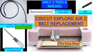 Cricut Explore Air 2 Belt Replacement.  How to replace your Cricut belt.