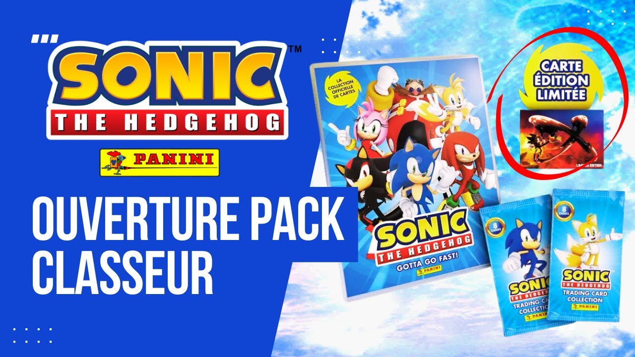 sonic card binder Classic Sonic